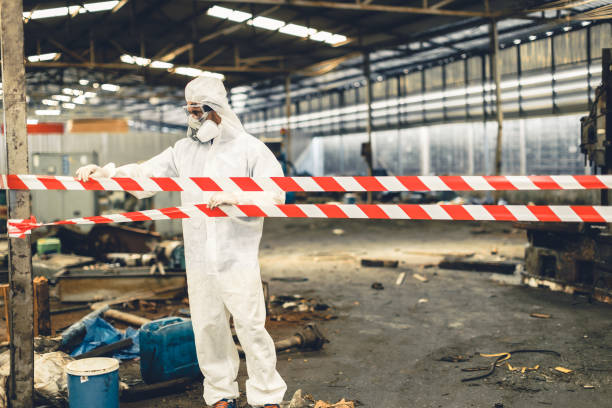 Professional Unattended Death Cleanup technician working in Vaughn, WA